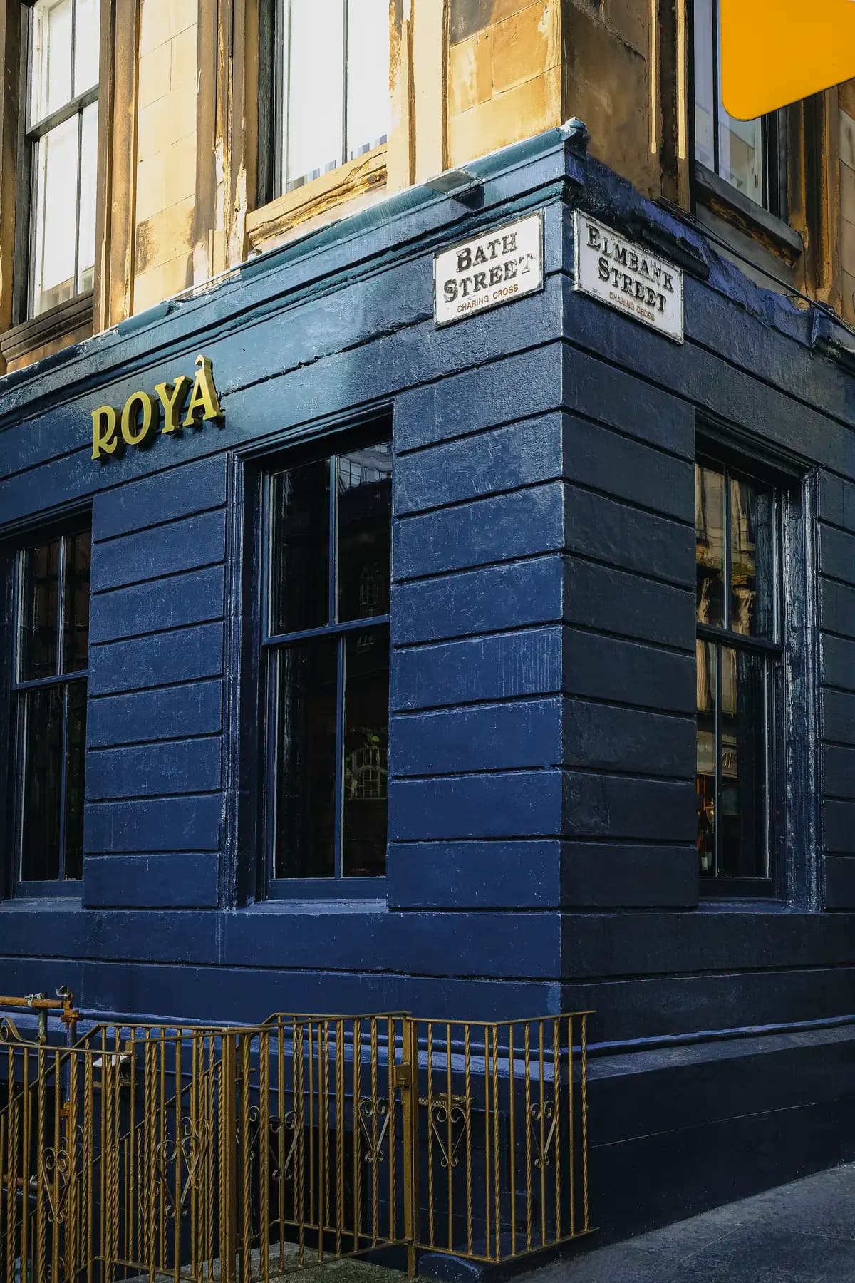 The exterior of Royâ on Elmbank Street
